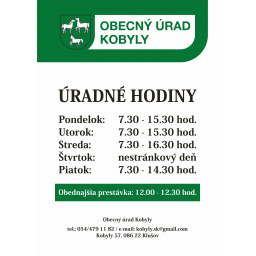 Odvoz komunálneho odpadu - oznam