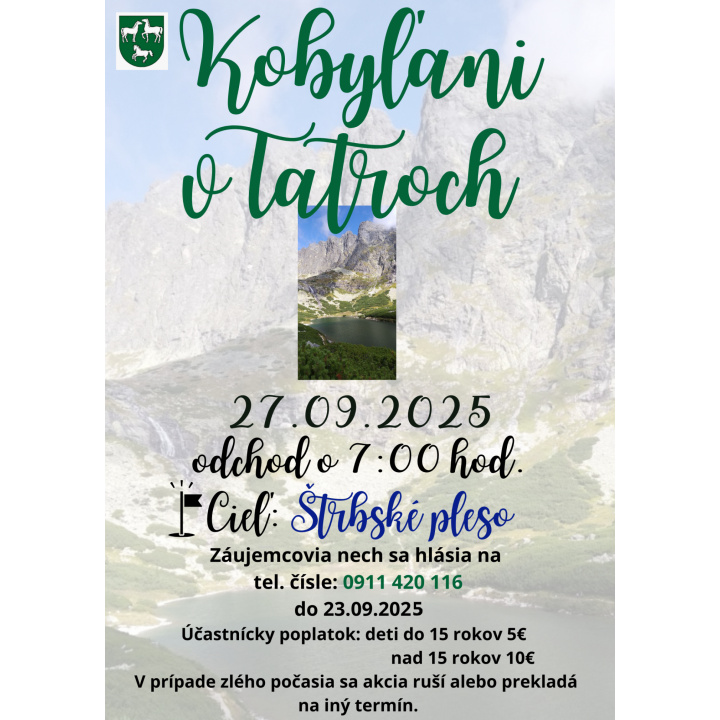 Kobyľaňi v Tatroch