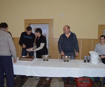 Obecná zabíjačka a klobasiáda 09.01.2016