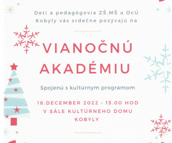 Vianočná akadémia 2022