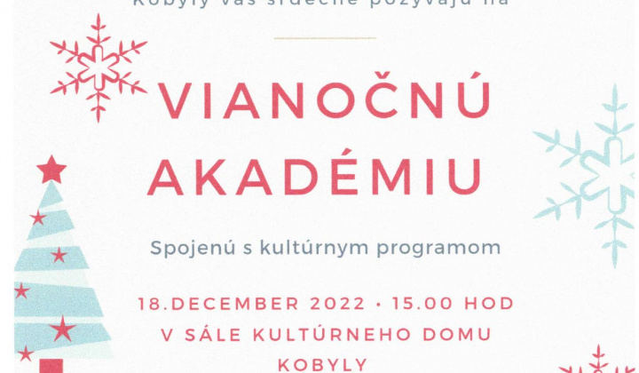 Vianočná akadémia 2022
