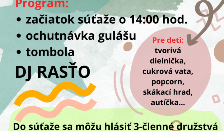 XI. ročník vo varení kotlíkového guľášu