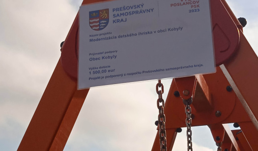 Modernizácia detského ihriska 2023 