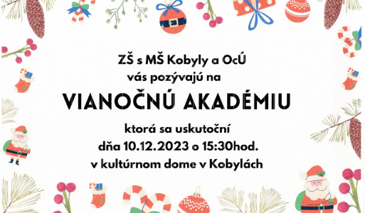 VIANOČNÁ AKADÉMIA 2023 