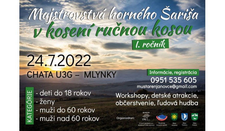 Majstrovstvá horného Šariša v kosení ručnou kosou
