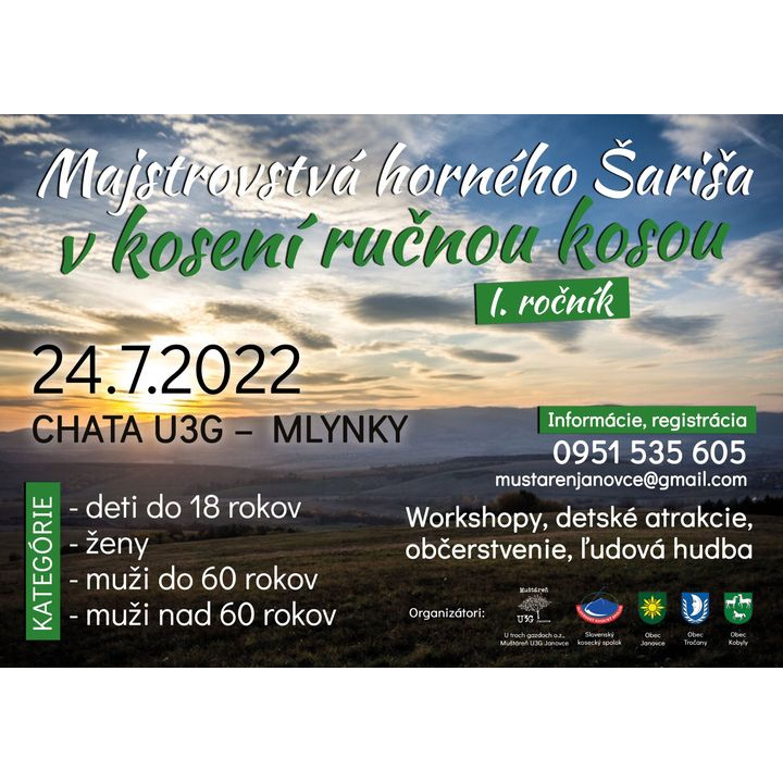 Majstrovstvá horného Šariša v kosení ručnou kosou