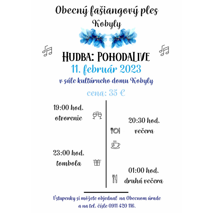 Obecný fašiangový ples 2023