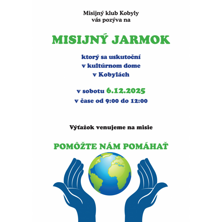 Pozvánka na MISIJNÝ JARMOK 2025