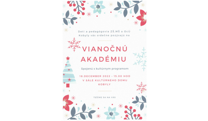 Vianočná akadémia - 18.12.2022